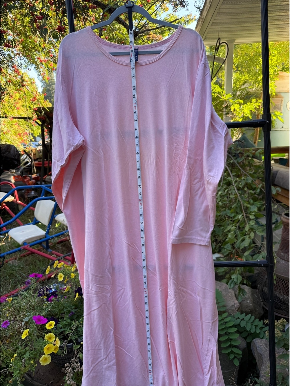 Lands' End Women's Plus Size 3X Pink Sleepshirt